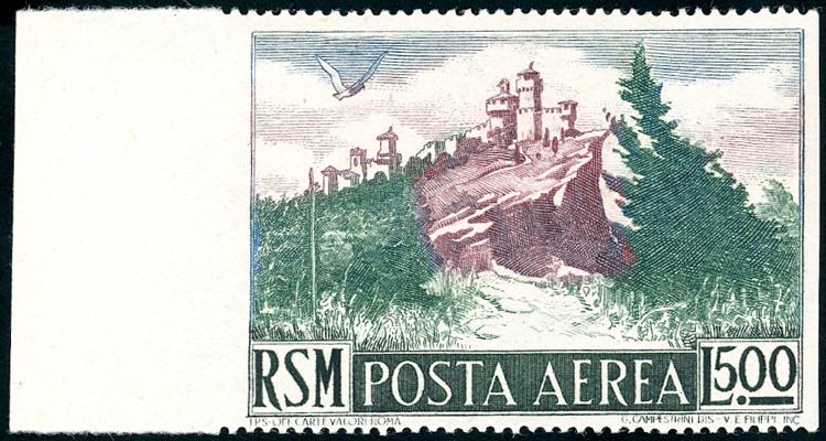 1950 - 500 lire Vedute, non ... 