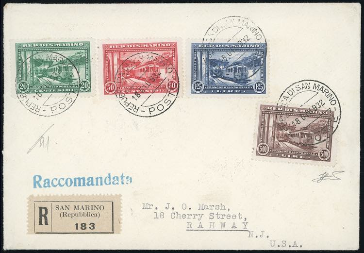 1932 - Ferrovia (164/167), ... 