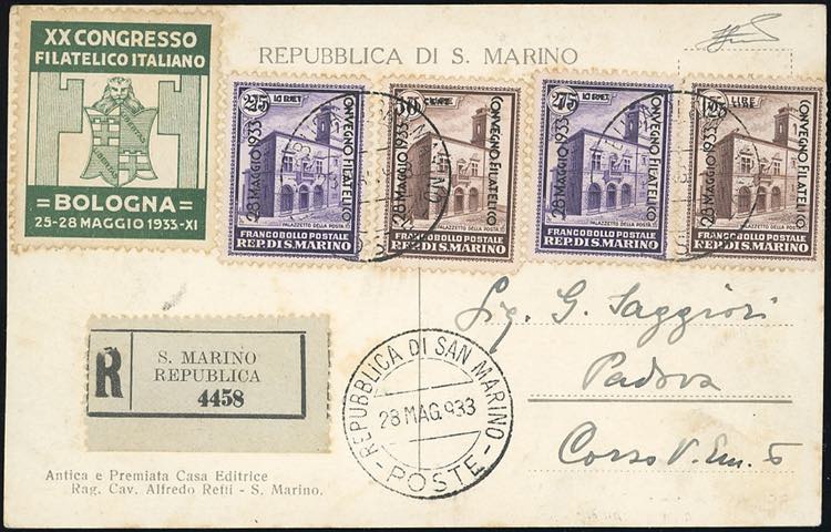 1933 - Convegno Filatelico, serie ... 