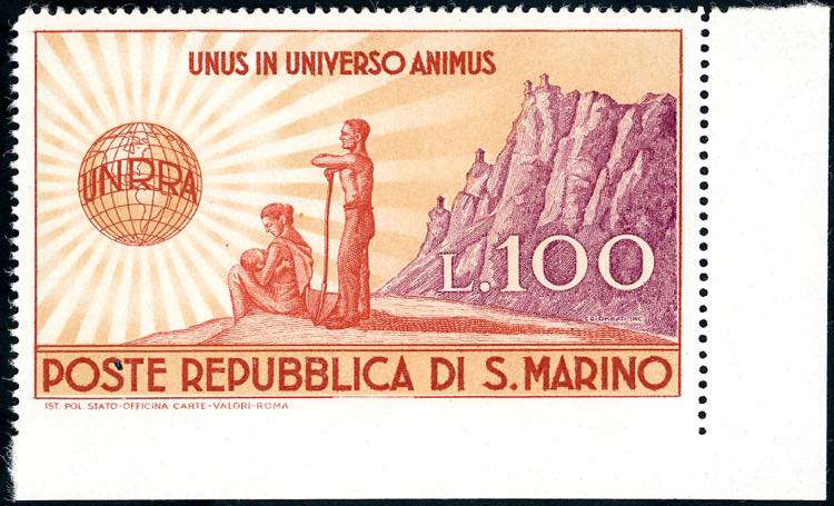 1946 - 100 lire UNRRA, non ... 