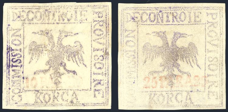 ALBANIA 1914 - 10 p. e 25 p. ... 