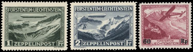 LIECHTENSTEIN POSTA AEREA 1931/35 ... 