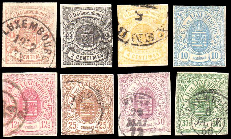 LUSSEMBURGO 1859/1863 - Stemma, ... 