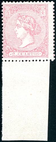 SPAGNA 1866 - 2 c. Isabella II ... 