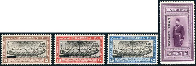 EGITTO 1926 - Port Fouad, serie ... 