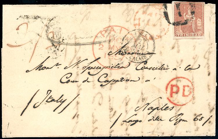 TRINIDAD AND TOBAGO - April 1857, ... 