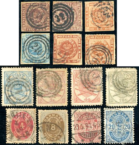 DANIMARCA 1851/1880 - Piccolo ... 