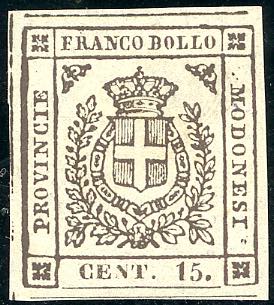1859 - 15 cent. bruno nerastro ... 
