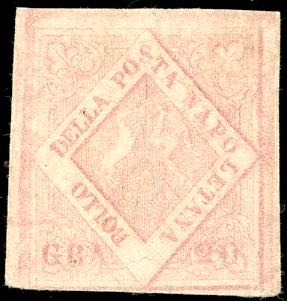 1859 - 20 grana rosa chiaro, II ... 