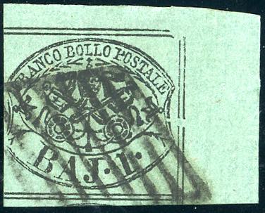 1852 - 1 baj verde scuro, II ... 