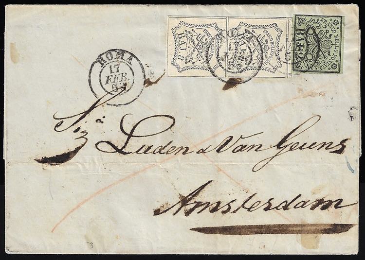 1853 - 2 baj verde oliva, giusto a ... 