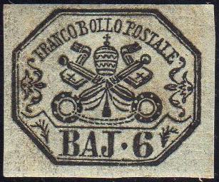 1852 - 6 baj grigio verdastro (7), ... 