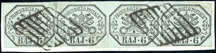 1852 - 6 baj grigio verdastro (7), ... 