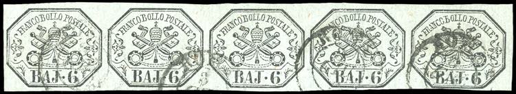 1852 - 6 baj grigio azzurrastro ... 