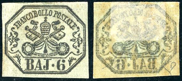 1852 - 6 baj grigio verdastro, ... 