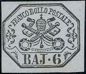 1864 - 6 baj lilla grigio (7A), ... 