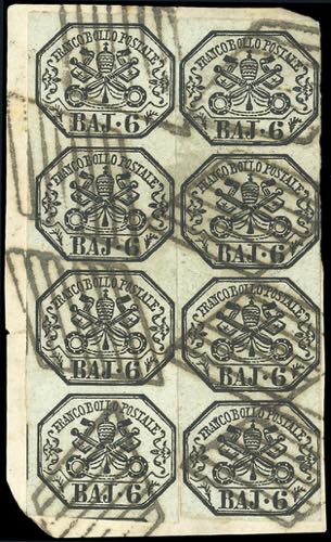 1864 - 6 baj grigio perla (7Aa), ... 