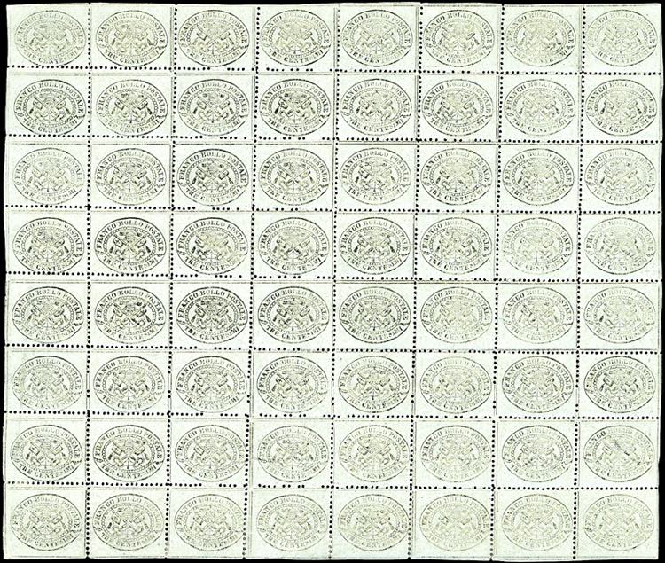 1867 - 3 centesimi grigio chiaro ... 