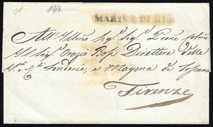 1844 - Sovracoperta di lettera ... 