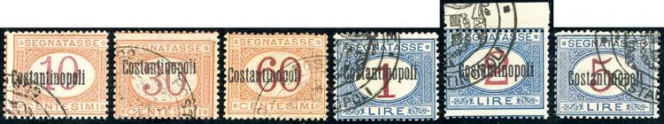 COSTANTINOPOLI SEGNATASSE 1922 - ... 