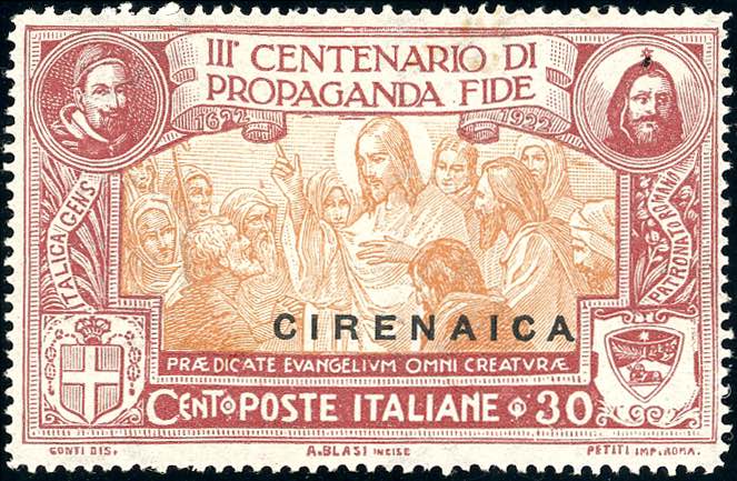 1923 - 30 cent. Propaganda Fide ... 