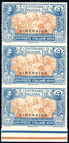 1923 - 1,25 lire Propaganda Fide, ... 