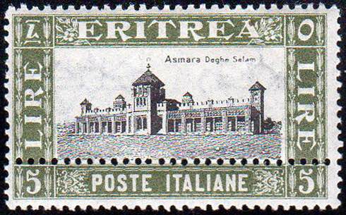 1930 - 5 lire Soggetti africani, ... 