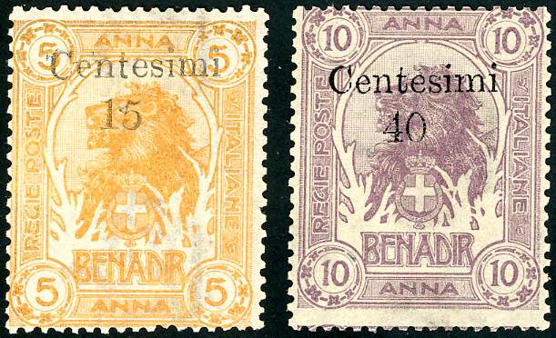 1905 - Soprastampati di Zanzibar ... 