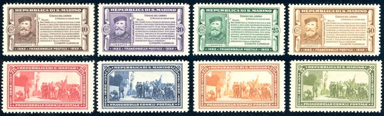 1932 - Garibaldi (168/175), gomma ... 