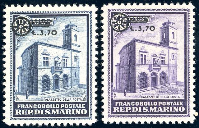 1934 - Palazzetto soprastampati ... 