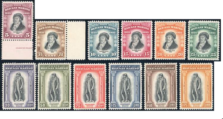 1935 - Delfico (193/204), gomma ... 