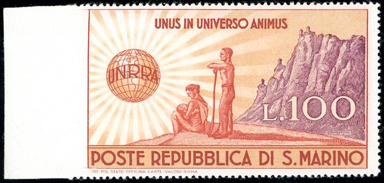 1946 - 100 lire UNRRA, non ... 