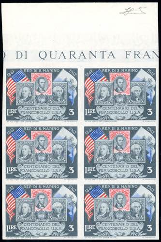 1947 - 3 lire Centenario ... 