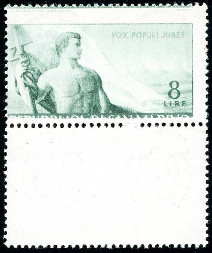 1948 - 8 lire Lavoro, stampa ... 