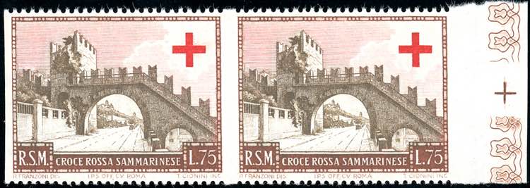 1951 - 75 lire Pro Croce Rossa, ... 