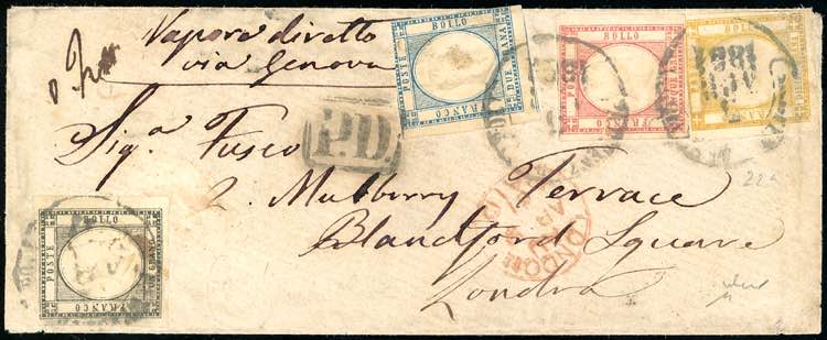 1861 - 1 grano nero, 2 grana ... 