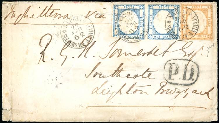 1862 - 10 grana arancio, 2 grana ... 