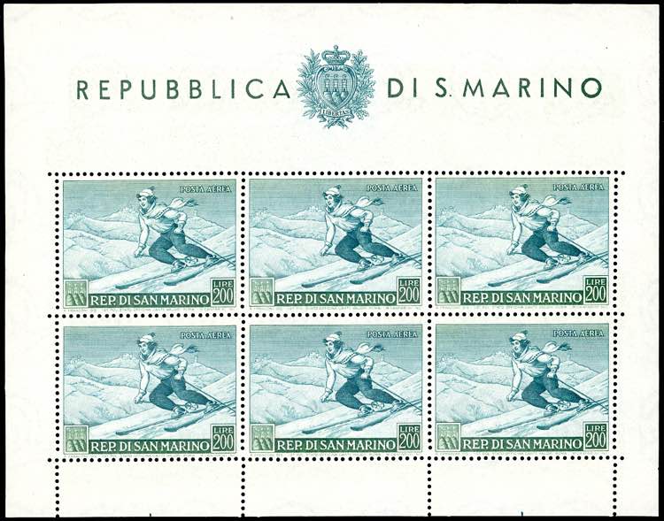 1953 - 200 lire Sciatrice, ... 