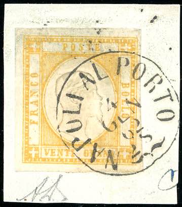 1861 - 20 grana giallo (23), ... 