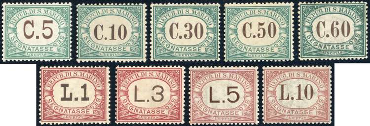 1897/1919 - Prima emissione (1/9), ... 