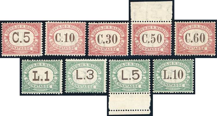 1924 - Seconda emissioni, serie ... 