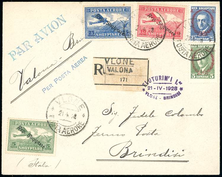 ALBANIA POSTA AEREA 1928 - ... 