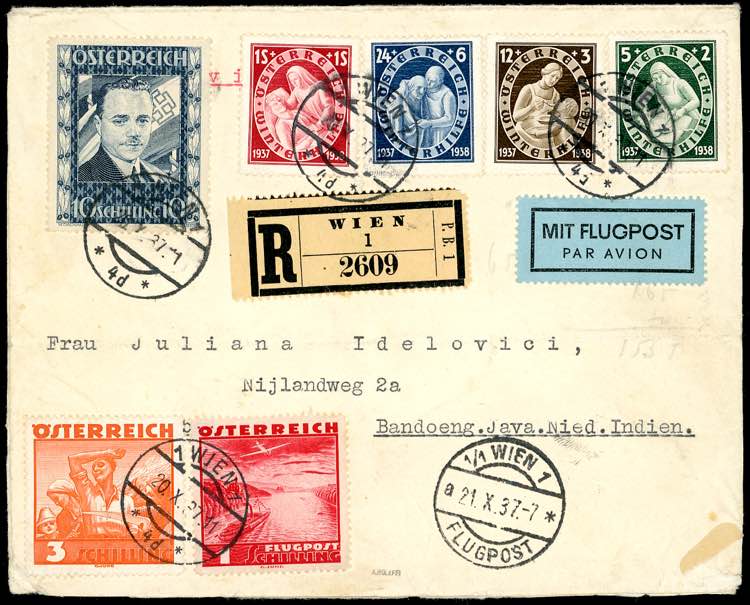 AUSTRIA 1937 - 10 s. Dollfuss, con ... 