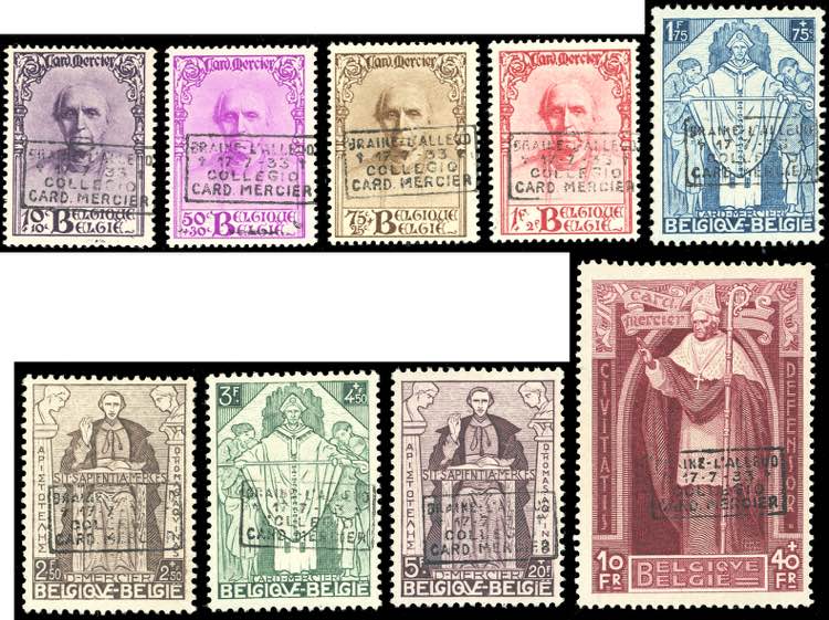 BELGIO 1933 - Cardinale Mercier ... 