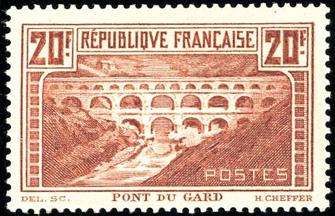 FRANCIA 1929 - 20 fr. Pont du ... 