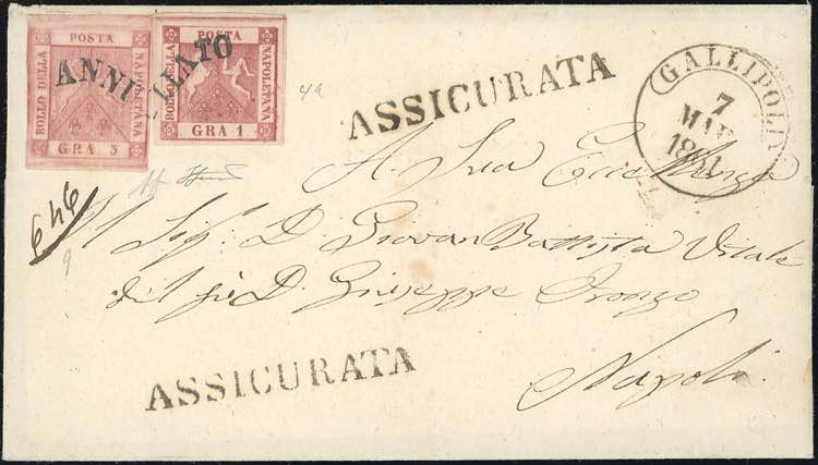 GALLIPOLI, svolazzo + cerchio ... 