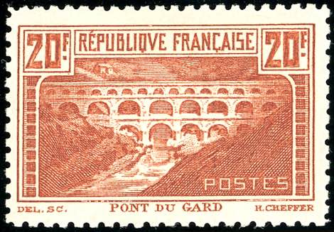 FRANCIA 1930 - 20 fr. Pont du ... 