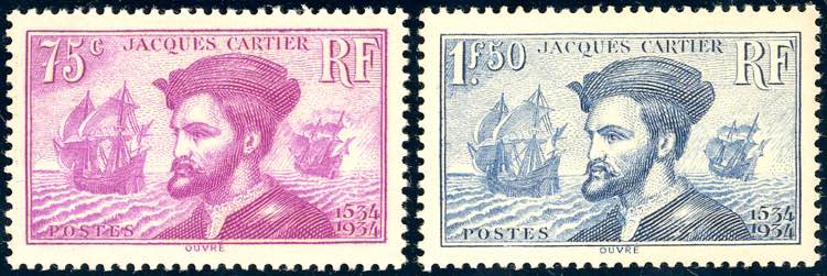 FRANCIA 1934 - Cartier (296/297), ... 