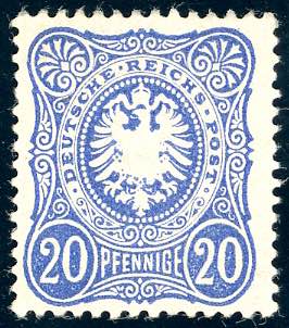 GERMANIA REICH 1875 - 20 p. Aquila ... 
