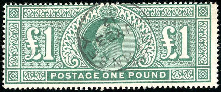 GRAN BRETAGNA 1902 - 1 s. Edoardo ... 